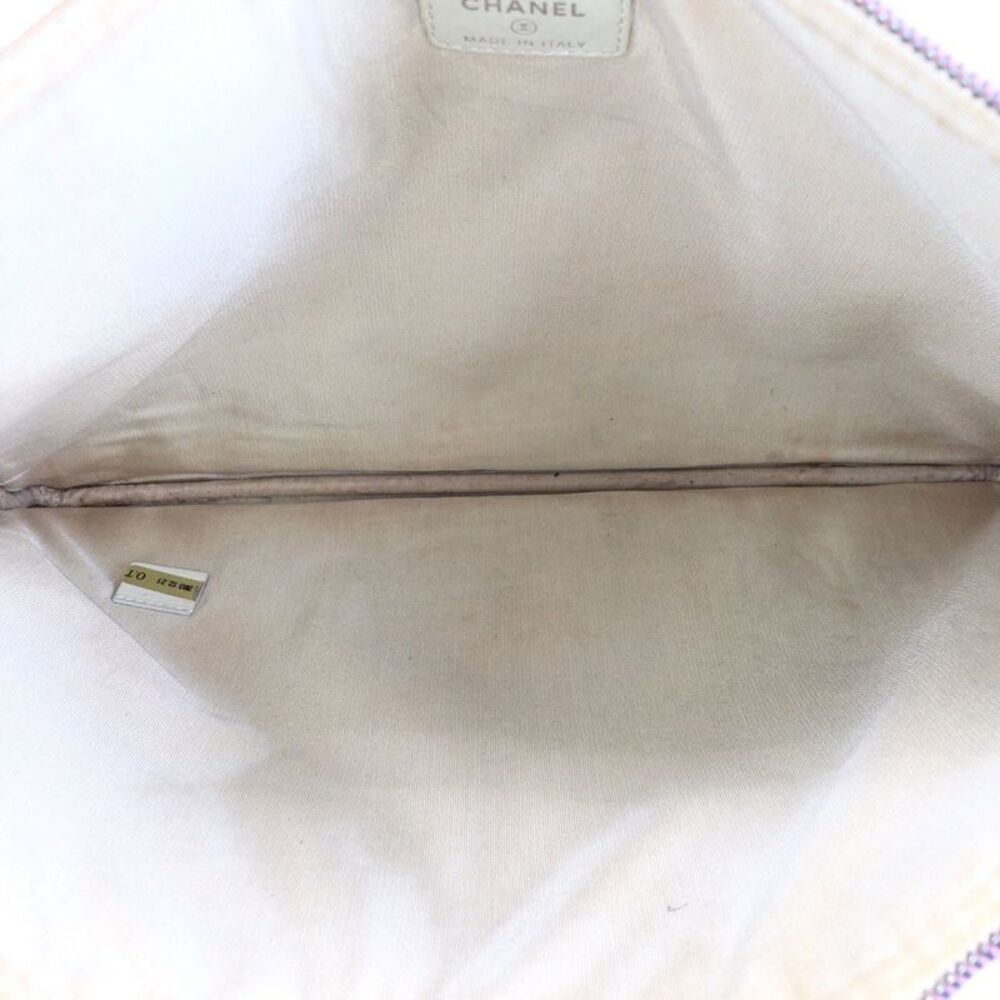 Chanel Canvas Deauville Clutch Bag - Picture 8 of 9